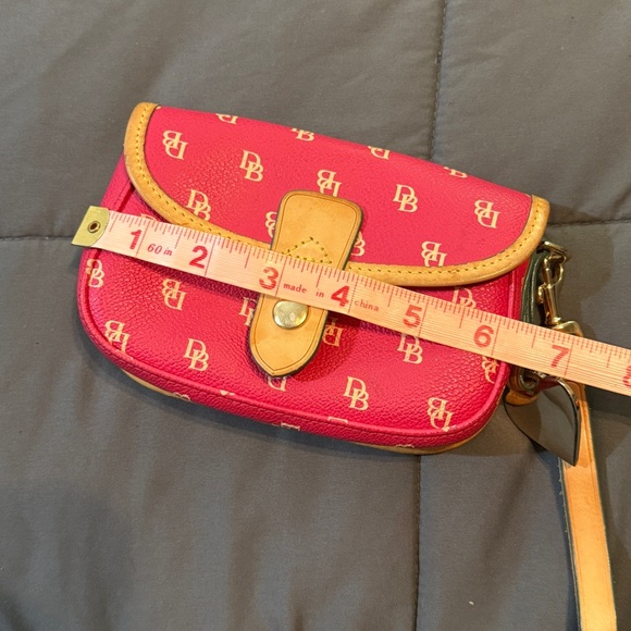 Dooney & Bourke Pink Monogrammed Wristlet - Picture 8 of 9